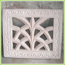 carved stone grills